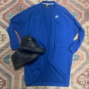 Nike Long Royal Blue Cardigan!